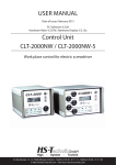 Control Unit CLT-2000NW / CLT-2000NW