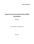 Dynamic Structural Analysis Suite (DSAS) User Manual