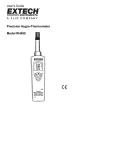 Extech RH490 Hygro-Thermometer Manual PDF