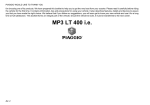 MP3 400LT User Manual