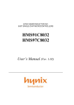 Hynix HMS9xC8032 User`s Manual