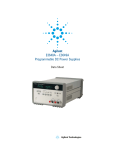 Agilent E3640A – E3649A Programmable DC Power