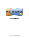 Pro5 Mac user guide