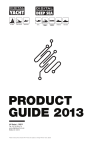 PRODUCT GUIDE 2013