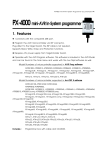 PX-4000 mini-AVR In-System programmer 1. Features