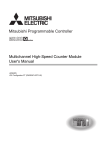 Multichannel High-Speed Counter Module User`s Manual