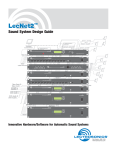 LecNet2 - Sound System Design Guide