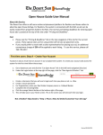 Open House Guide User Manual