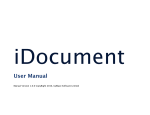 iDocument user manaul