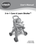 3-in-1 Care & Learn Stroller Manual