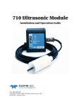 710 Ultrasonic Module User Manual