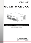 USER MANUAL - Hatteland Display AS