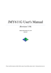 JMY611G User`s Manual