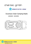 Duramaxx Solar-Camping-Radio