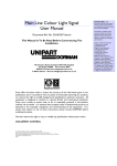 Main Line Colour Light Signal User Manual