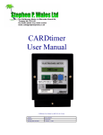 CARDtimer User Manual