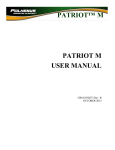 PATRIOT M Manual