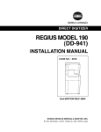 REGIUS MODEL 190 (DD-941)