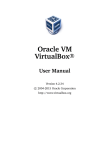 Oracle VM VirtualBox User Manual