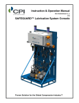 SAFEGUARD™ Lubrication System Console