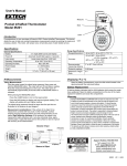 User`s Manual Pocket InfraRed Thermometer Model IR201