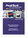 PeakTech® 3440
