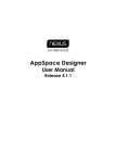 AppSpace Designer User Manual