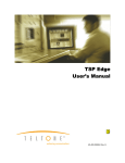 TSP Edge User`s Manual