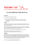 LS LINE DRIVER USER MANUAL