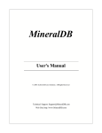 Manual - MineralDB