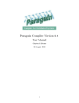 Paraguin Compiler Version 2.1