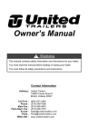 Owner`s Manual Owner