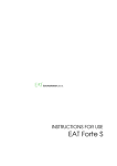 User manual EAT Forte S pdf