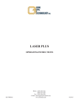 LaserPlus Operating Manual
