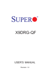 Supermicro ® X9DRG-QF
