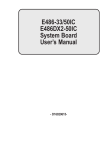 E486-33/50IC E486DX2-50IC System Board User`s Manual