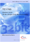 TC1765 User`s Manual System Units