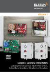Controller Card for 240VAC Motors VERSION 3 240S1 240S2