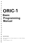 Oric-1 Manual - Defence Force