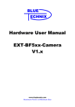 Hardware User Manual EXT-BF5xx-Camera V1.x