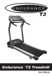 Endurance T3 Treadmill