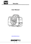 Hercules User Manual - Show Technology Product Guide