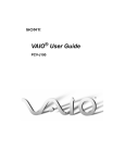 VAIO User Guide