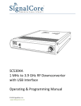 SC5304A Operating & Programming Manual