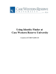 Using Identity Finder at Case Western Reserve University