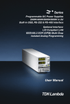 user manual - TDK