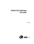 ECHO OLE DB Data Provider User Guide