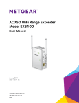EX6100 WiFi Range Extender User Manual