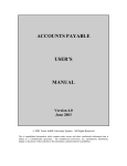 accounts payable user`s manual - Texas A&M University