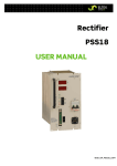 Rectifier PSS18 USER MANUAL
